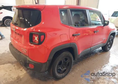 2017 Jeep Renegade Sport 4X4 из США, поврежденный, VIN ZACCJBAH2HPG20705